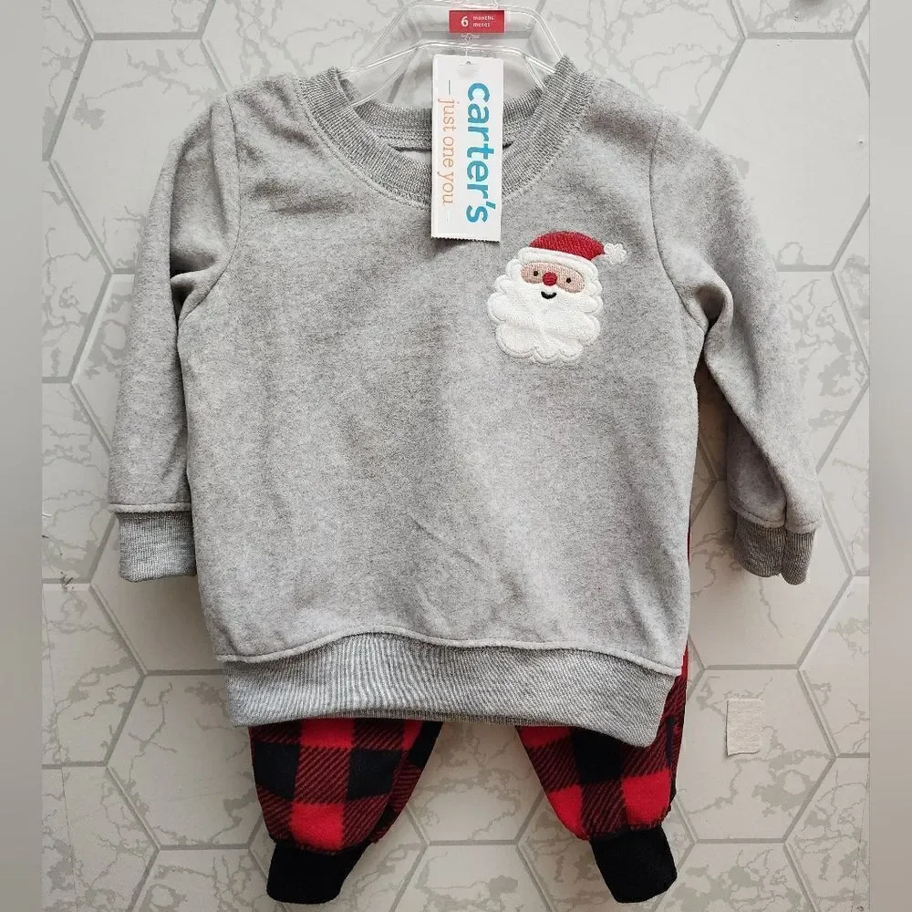 Nwt Boy's Christmas Clothes Bundle, By Carter's,  Size 6 months
